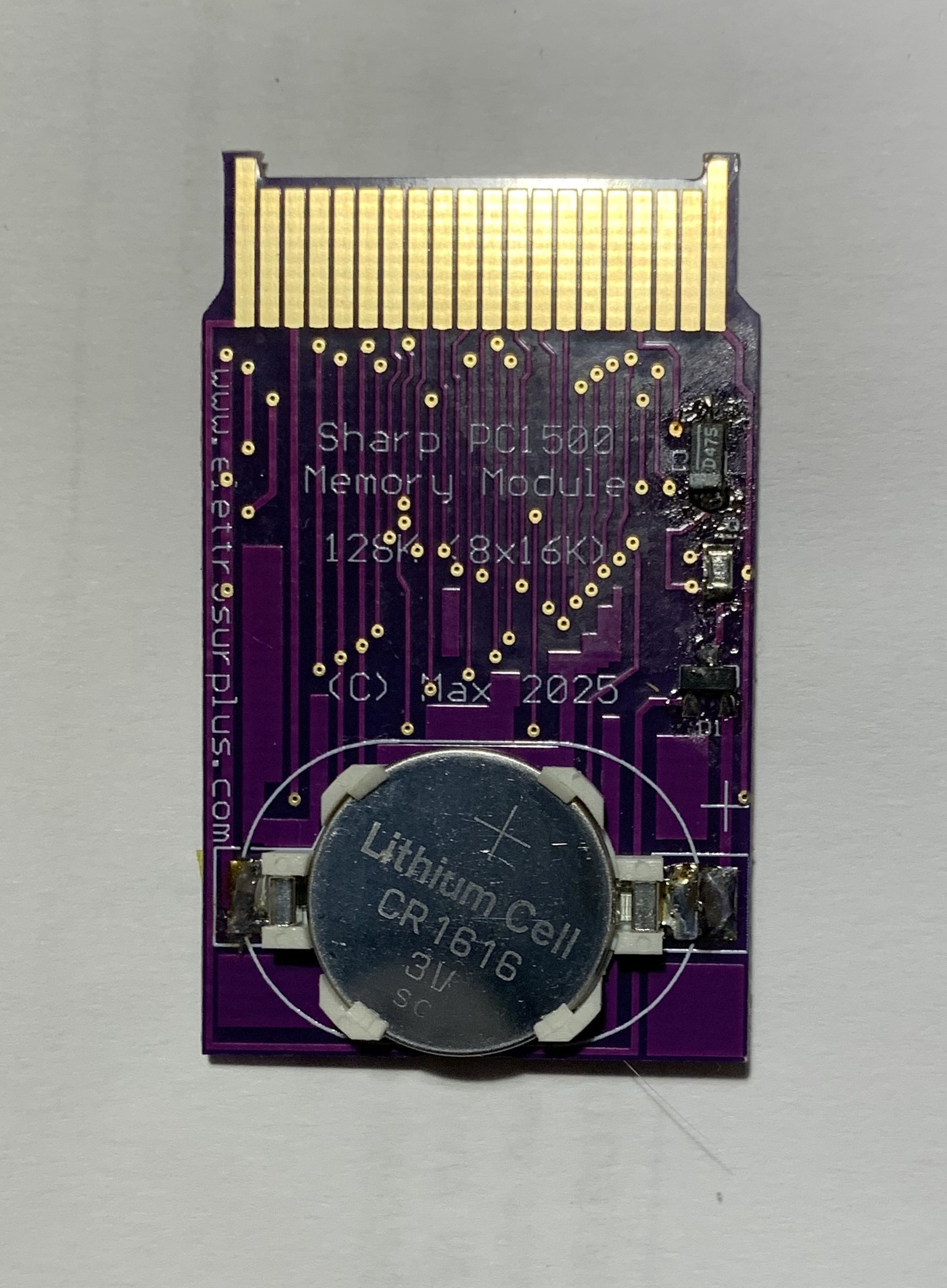 Sharp PC1500 RAM Memory module 128K