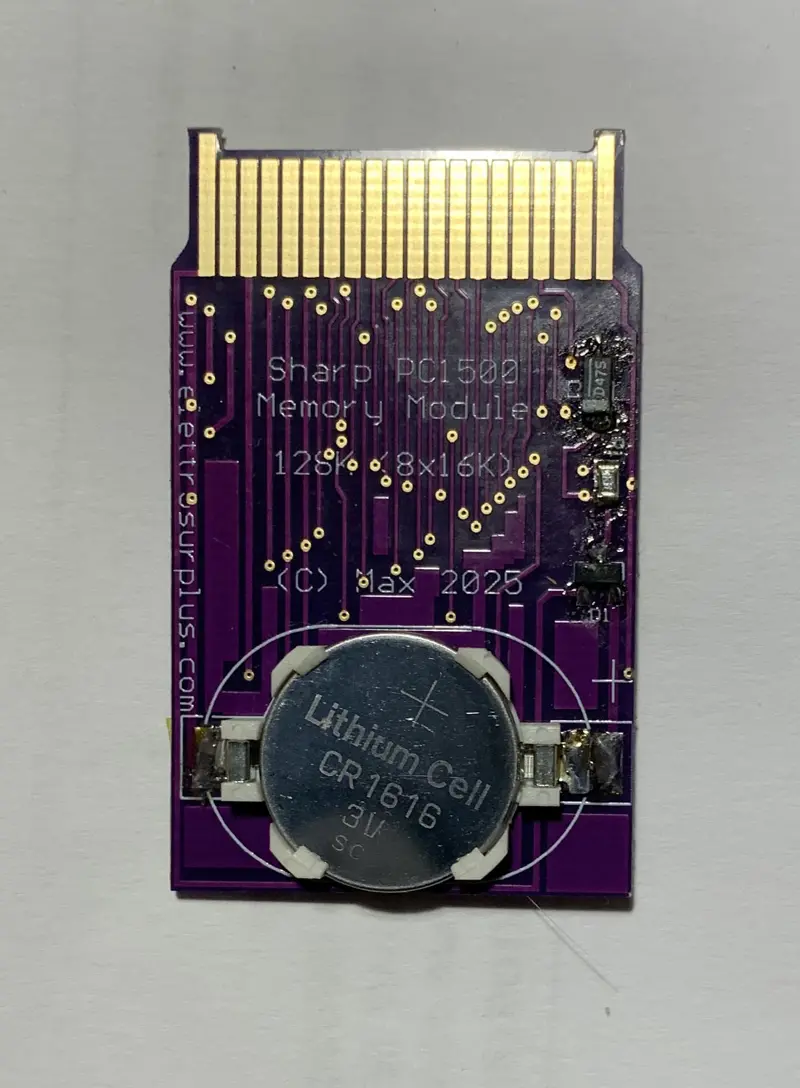 Sharp PC1500 RAM Memory module 128K