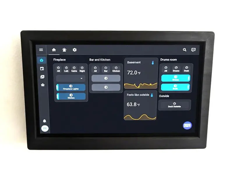 HAUI 3Gang 7in Display Wall Mount Dashboard WiFi.