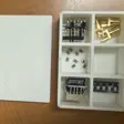 Component Box with lid, (small electrical parts)