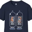 Nixie Tube Electronics T-Shirt | Vintage Display Technology Retro Computing Hard