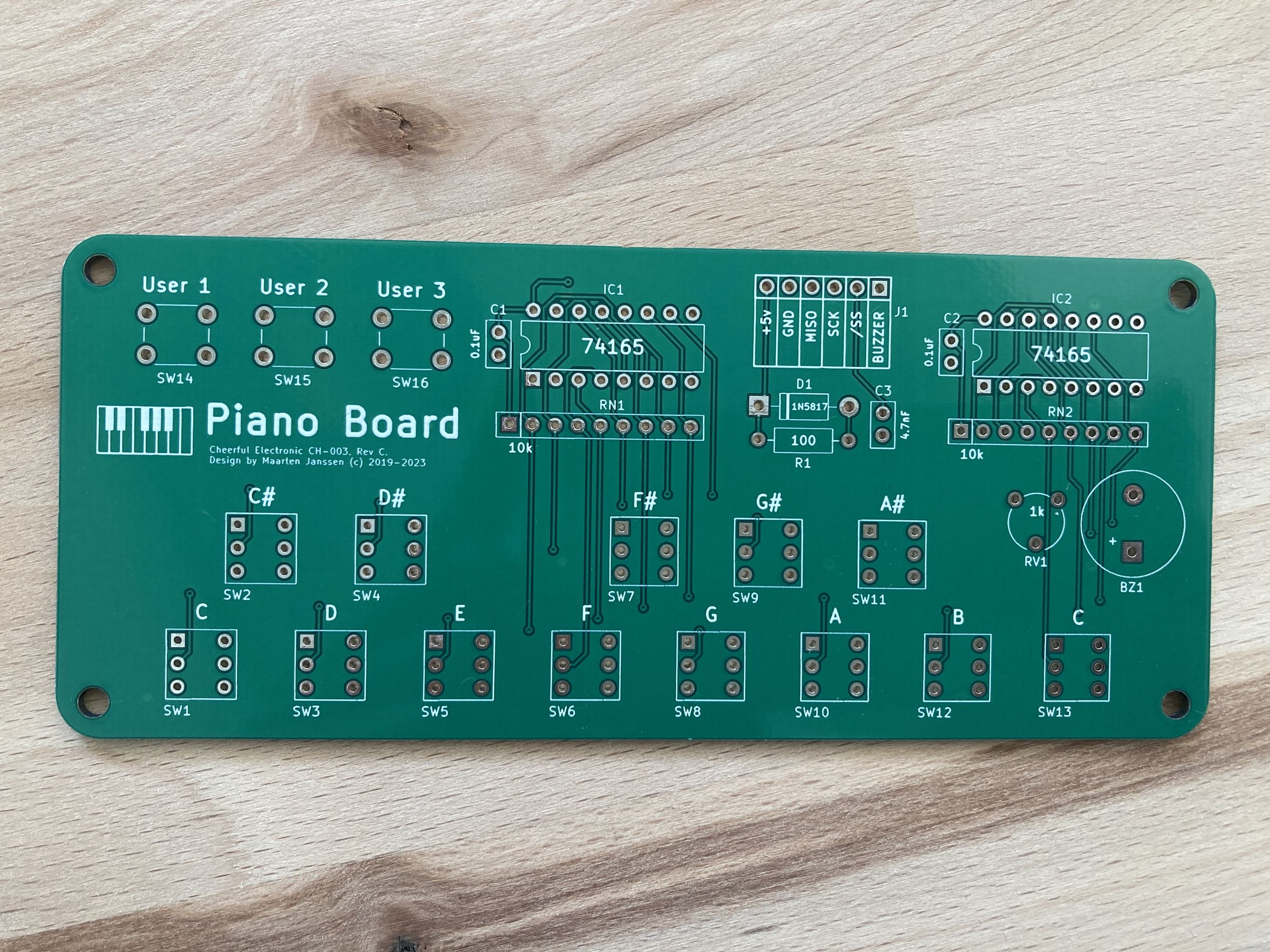 Arduino Piano Board