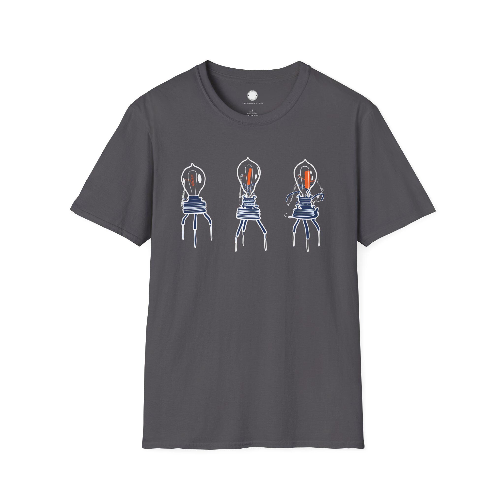 Fleming Tube Vacuum Tube Evolution Shirt | Vintage Electronics History Tee | Ear