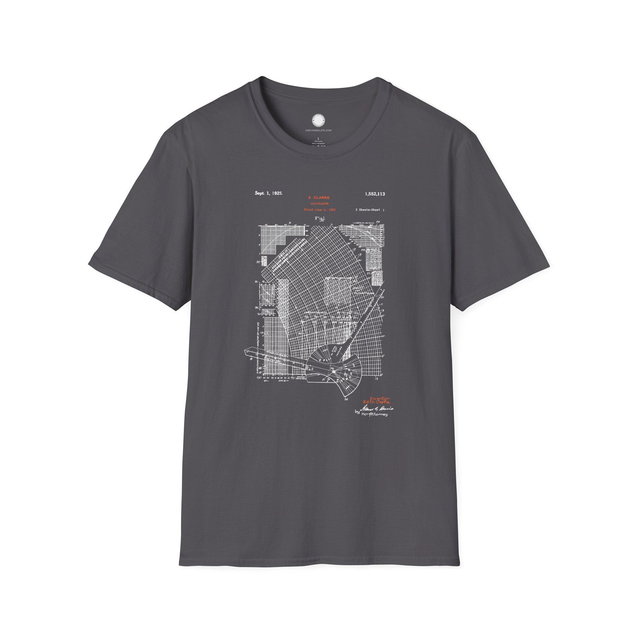 Pioneering Woman Electrical Engineer Graphical Calculator T-Shirt |  Women's His