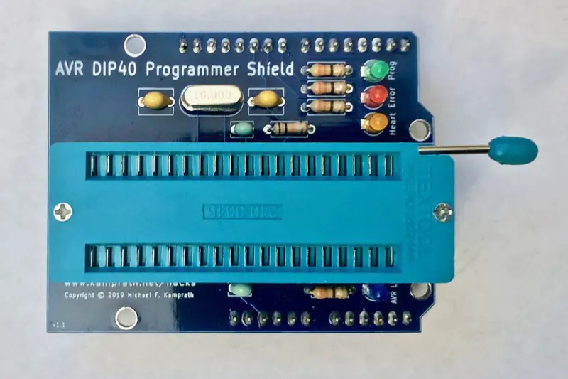 Programmer Shield for AVR DIP40