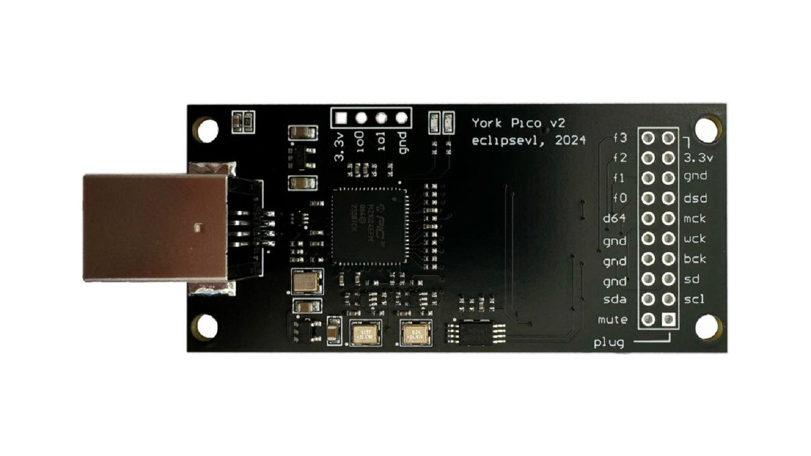 Multichannel USB to I2S UAC2 interface York
