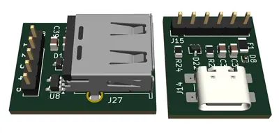 USB-C + USB-A Module Kit (Plug & Play, ESD)