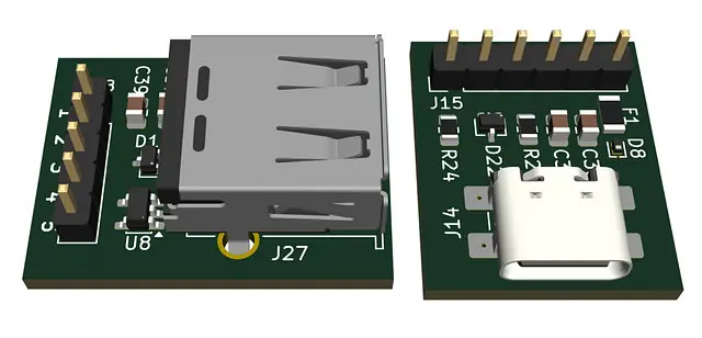 USB-C + USB-A Module Kit (Plug & Play, ESD)