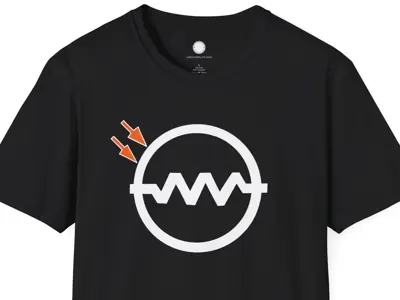 Superhero Light Sensor Symbol Shirt