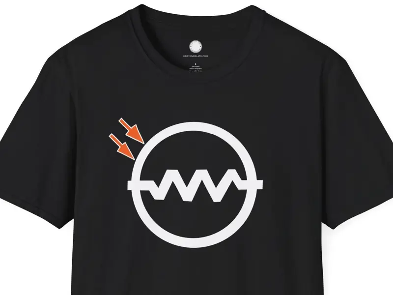 Electronics Engineer Superhero Gift | Light Sensor Symbol Tee | Photoresistor T-