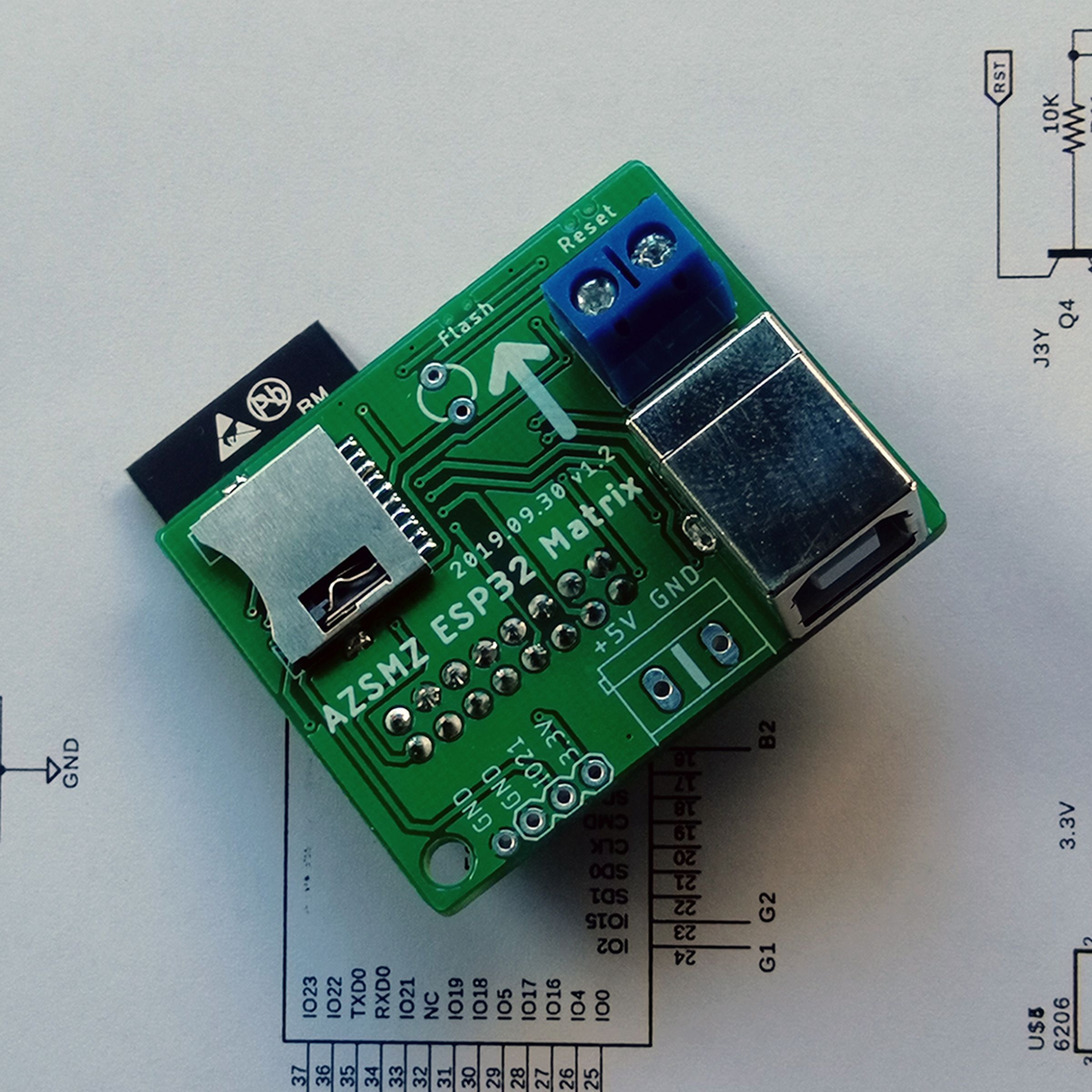 ESP32 RGB LED(HUB 75 type) Matrix panel Controller