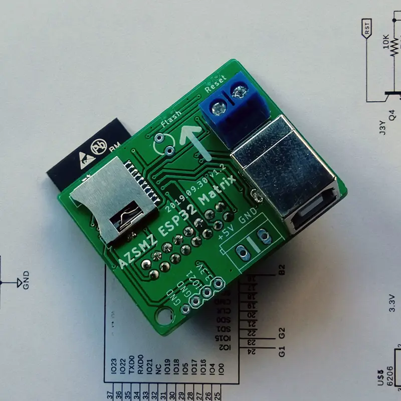ESP32 RGB LED(HUB 75 type) Matrix panel Controller