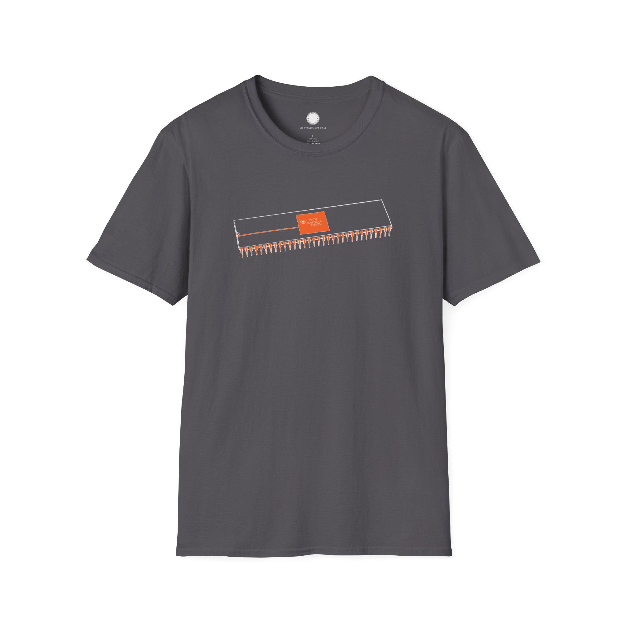 Retro Computing T-Shirt Vintage Computer Engineer Gift | Motorola 68000 CPU Sche