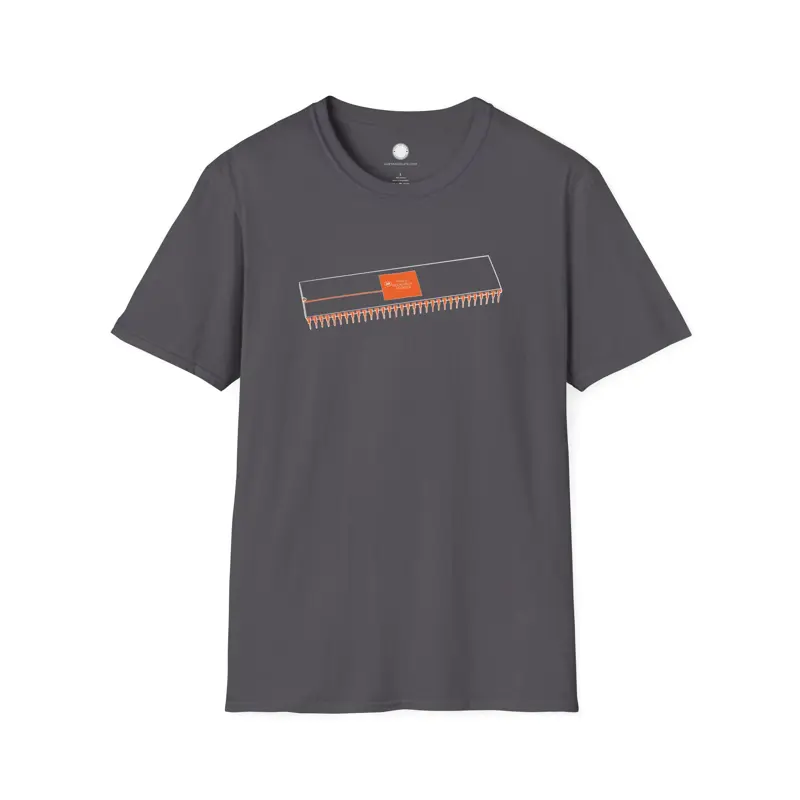 Retro Computing T-Shirt Vintage Computer Engineer Gift | Motorola 68000 CPU Sche