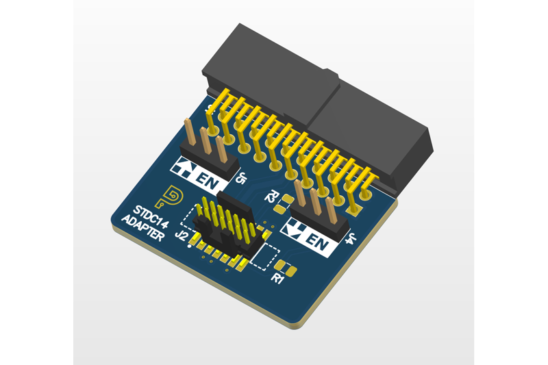 STDC14 J-Link/J-Flash SWD Adapter (w/ VCP)