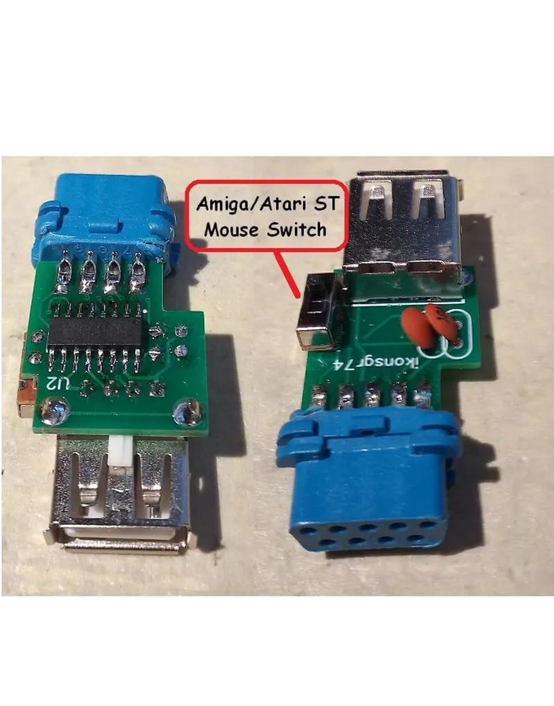 Amiga Atari ST C64 USB Mouse & Joystick Adapter