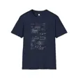 Hedy Lamarr Patent Shirt | Frequency Hopping Spread Spectrum 1942 | Hand-drawn T