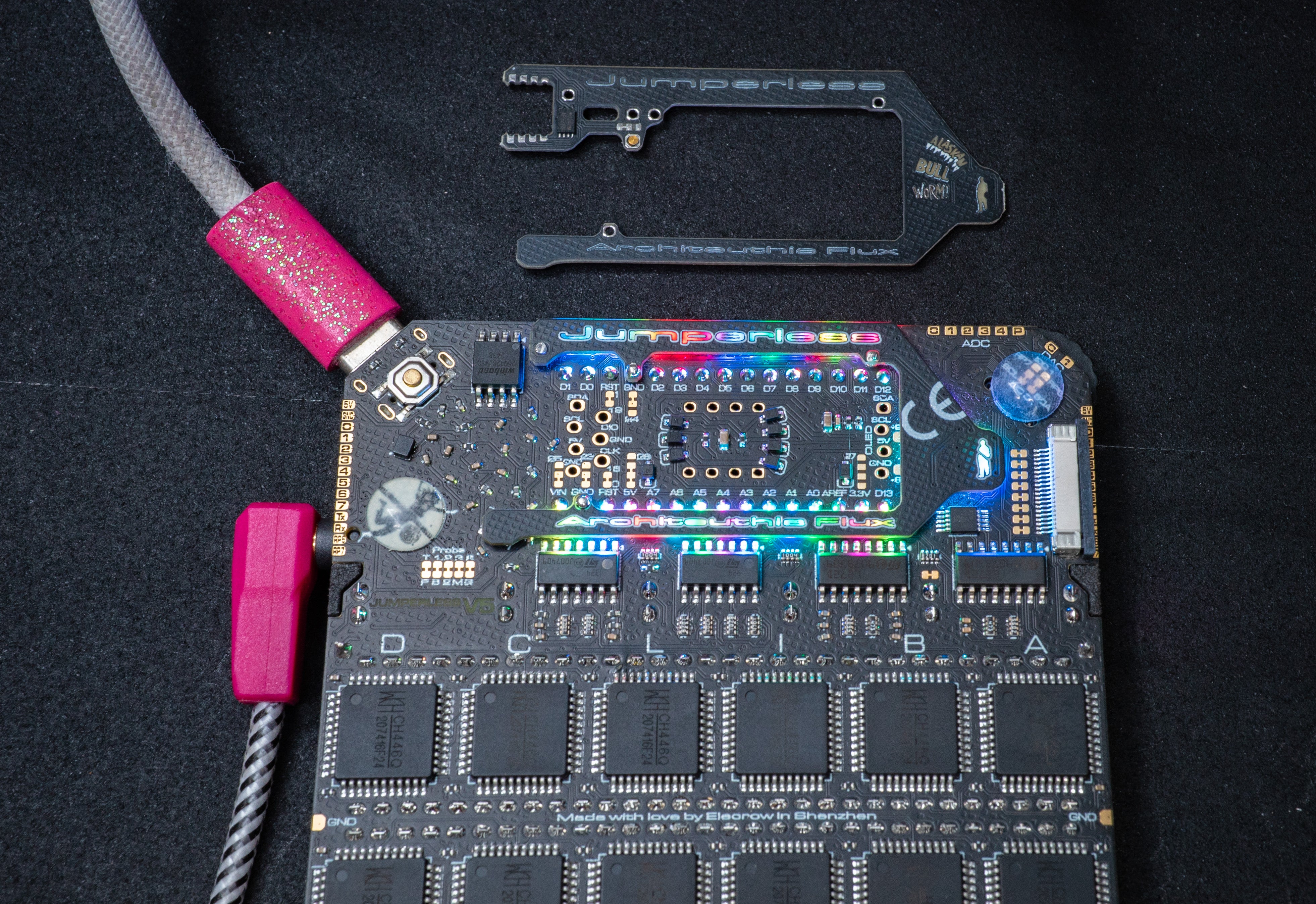 ALASKAN BULL WORM! Jumperless V5 PSRAM Mod Kit