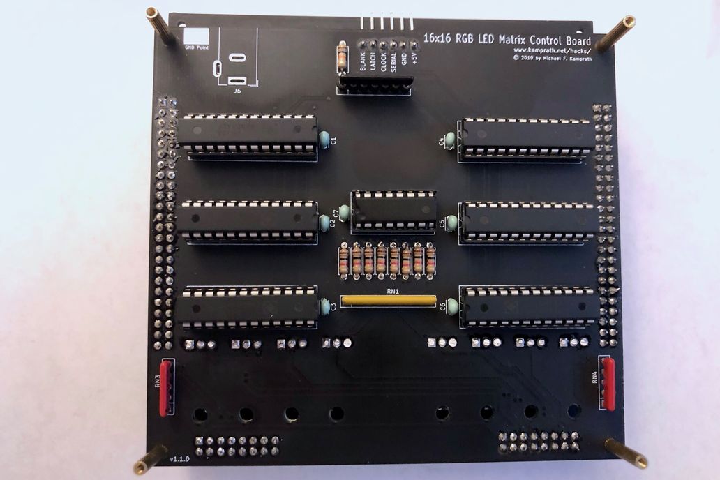 DIY 16x16 RGB LED Matrix Kit