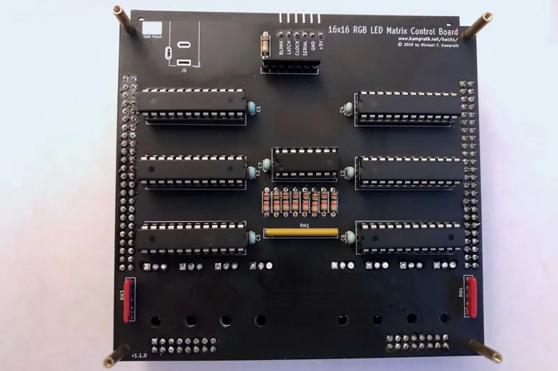 DIY 16x16 RGB LED Matrix Kit