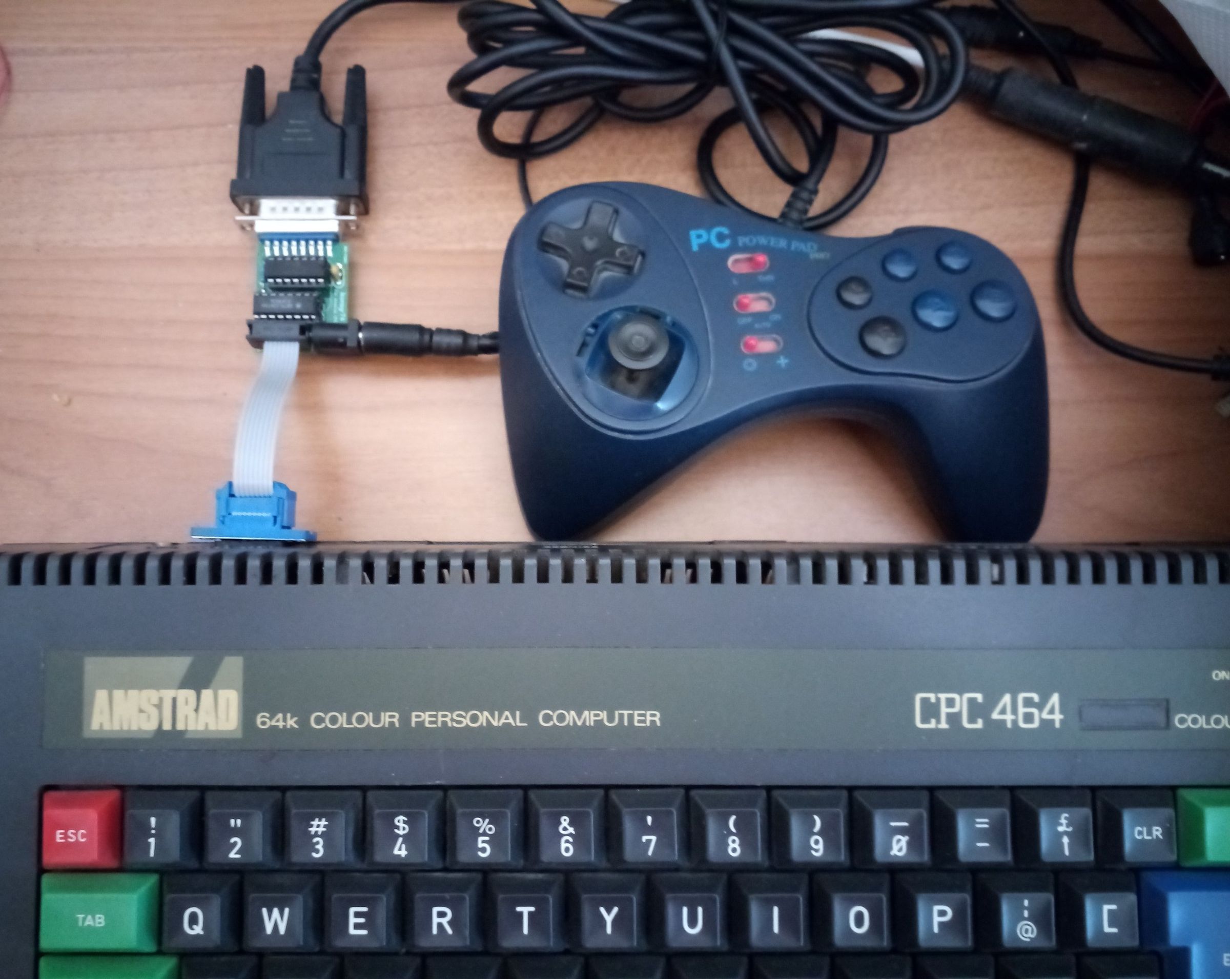 15Pin PC Joystick Gamepad Adapter for Amstrad CPC
