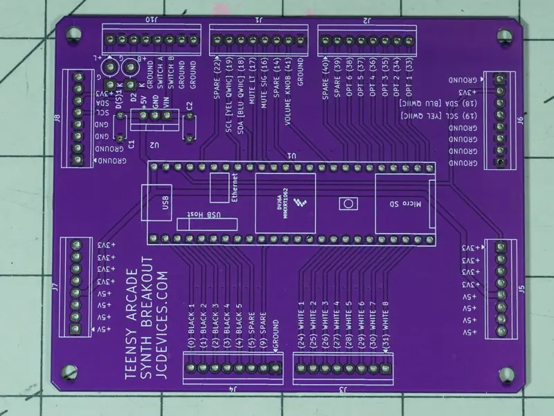 Teensy 4.1 Screw Terminal Breakout - Arcade, Synth & More!