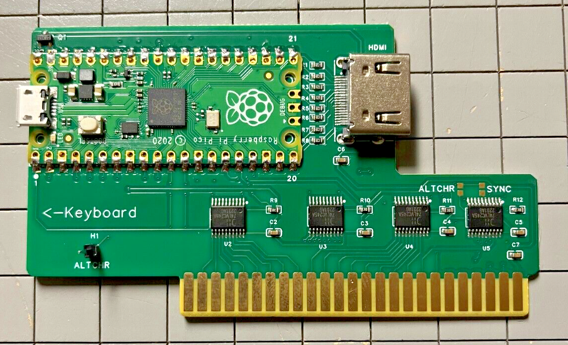 APPLE II, II+,IIe DVI HDMI Graphics Card, Fully Built, Programmed, Tested A2DVI