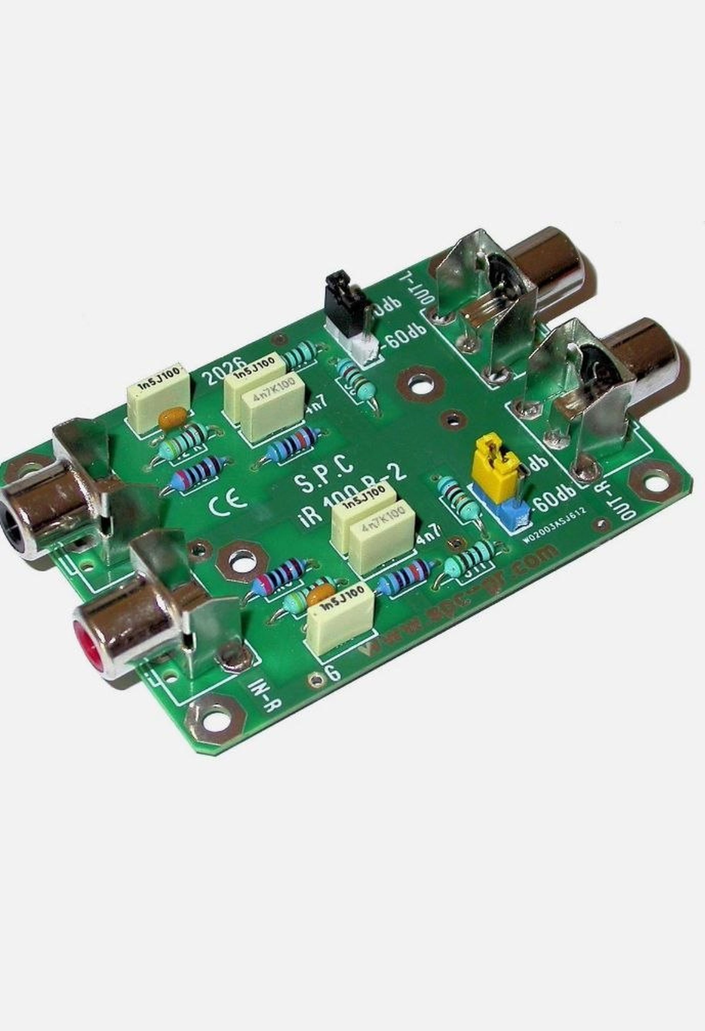 S.P.C. Inverse IR100 R reverse RIAA PCB (Line/Aux