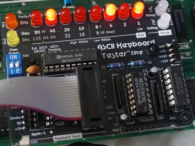 ASCII Keyboard Tester Tiny ~ Apple-1 and Apple ][