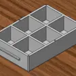 Component Box with lid, (small electrical parts)