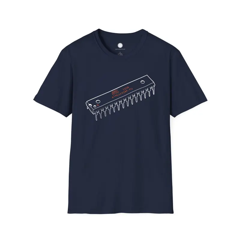 Famous ATmega328P Microcontroller Tee | Hand-Drawn Arduino Heart Chip Electronic