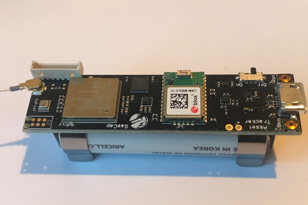 GasCap LoRa+GNSS Asset Tracker