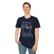 Hand-Drawn 3D Printer T-Shirt | Tech Line Art | Minimalist Maker Gift Engineerin