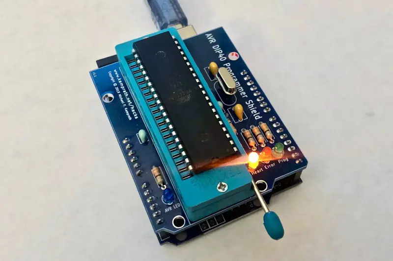 Programmer Shield for AVR DIP40