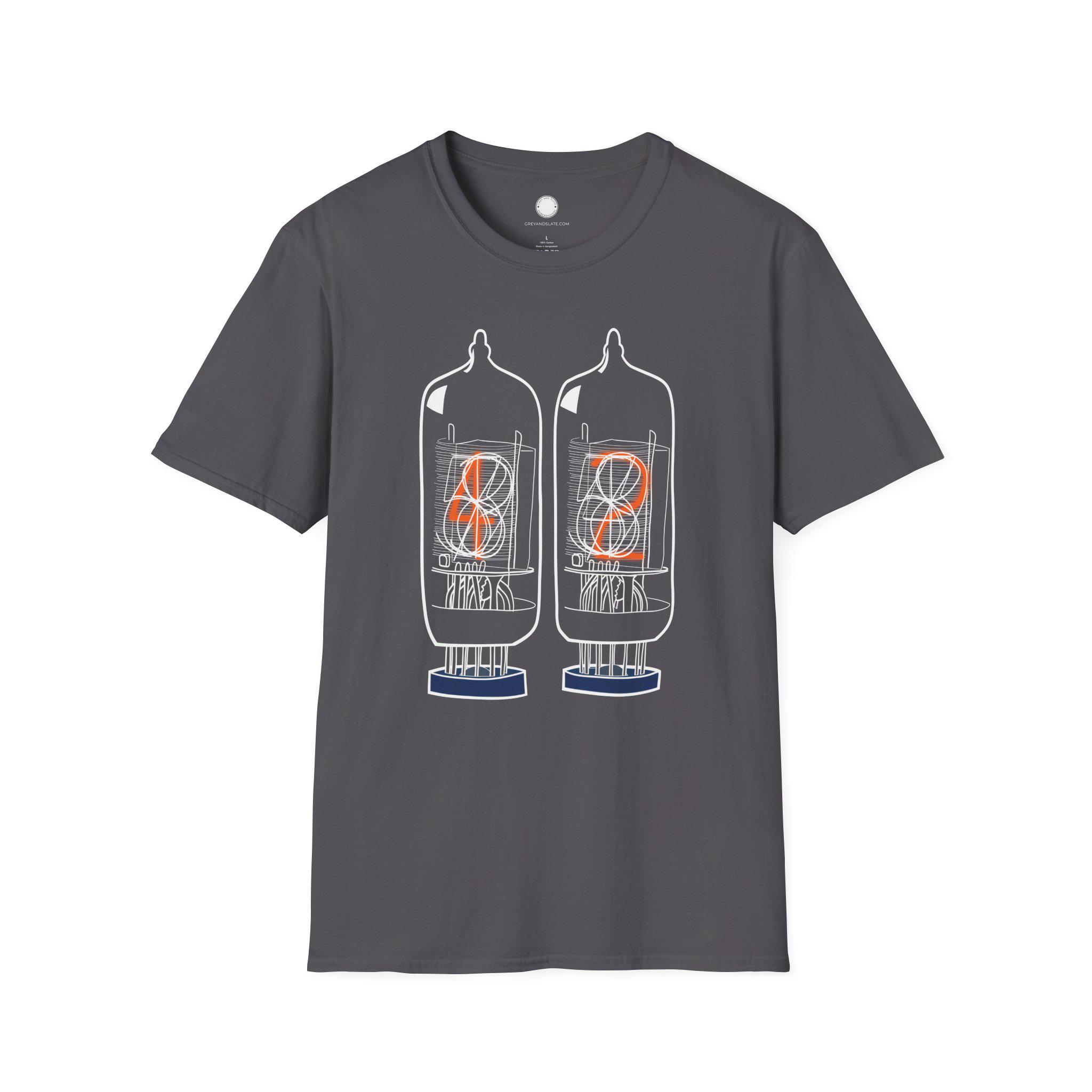 Nixie Tube Electronics T-Shirt | Vintage Display Technology Retro Computing Hard
