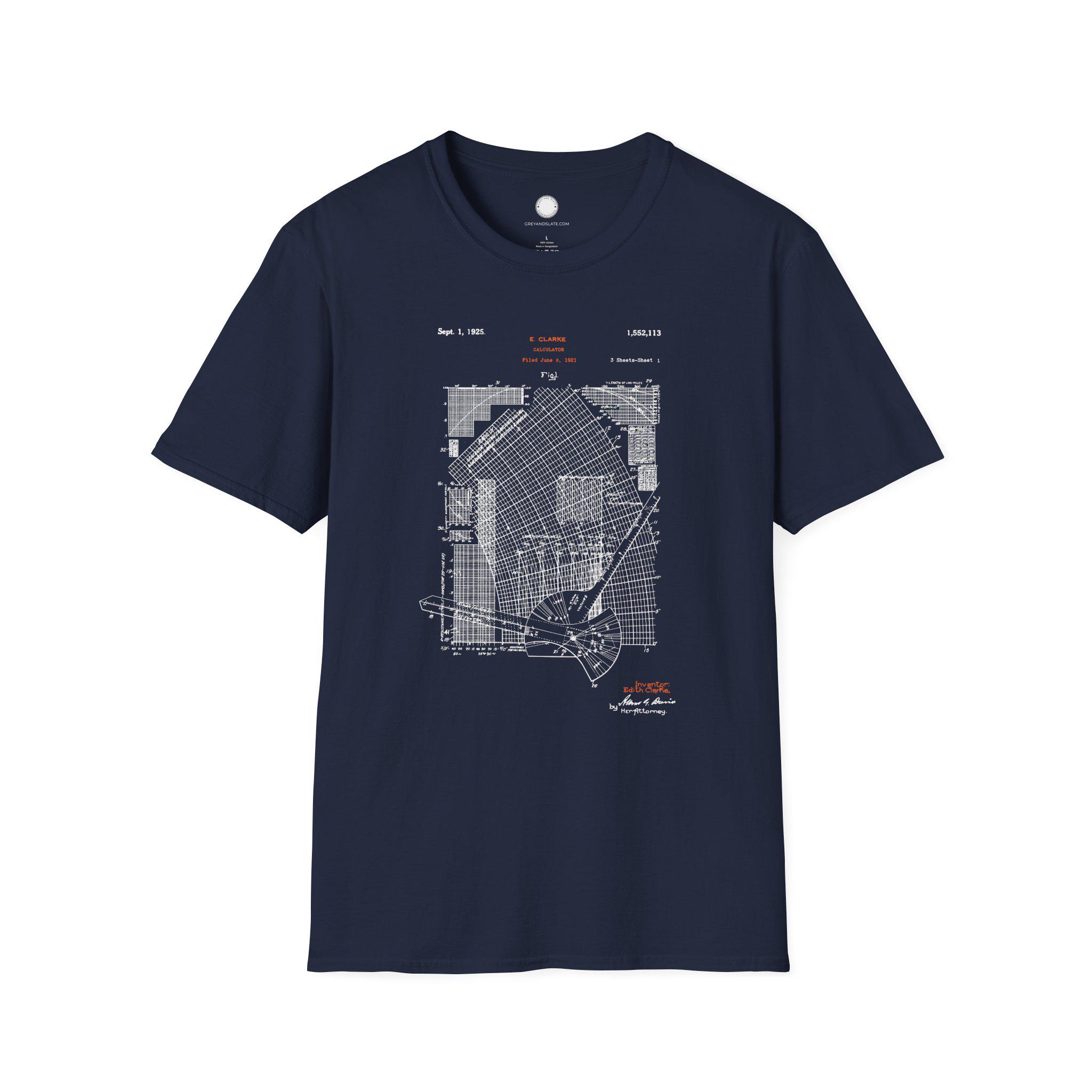 Pioneering Woman Electrical Engineer Graphical Calculator T-Shirt |  Women's His