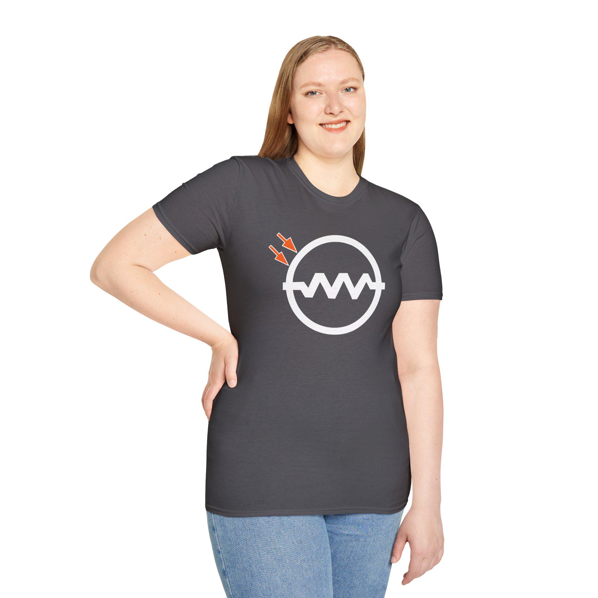 Electronics Engineer Superhero Gift | Light Sensor Symbol Tee | Photoresistor T-