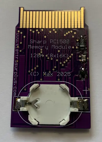 Sharp PC1500 RAM Memory module 128K