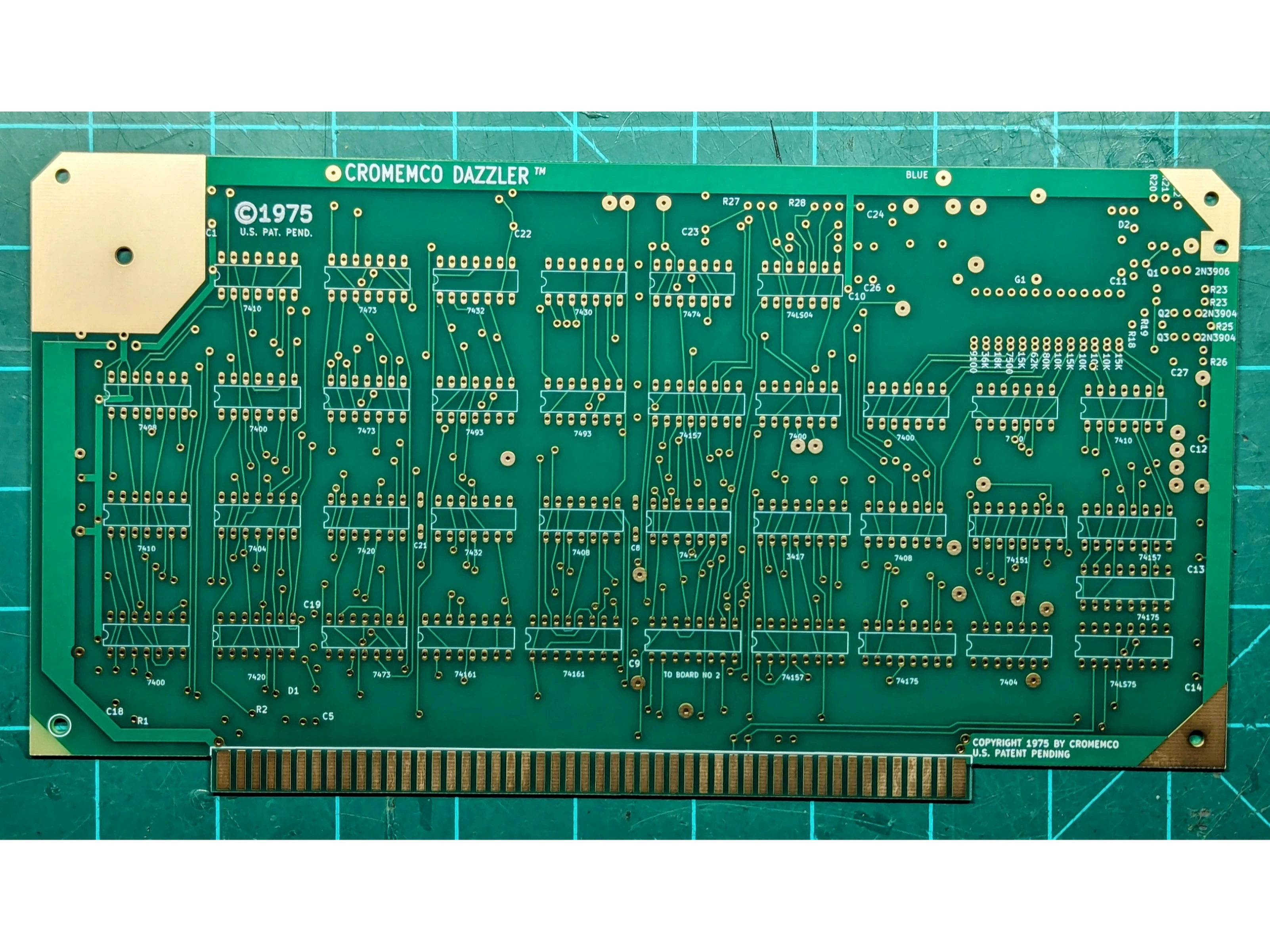 Cromemco Dazzler Reproduction PCBs