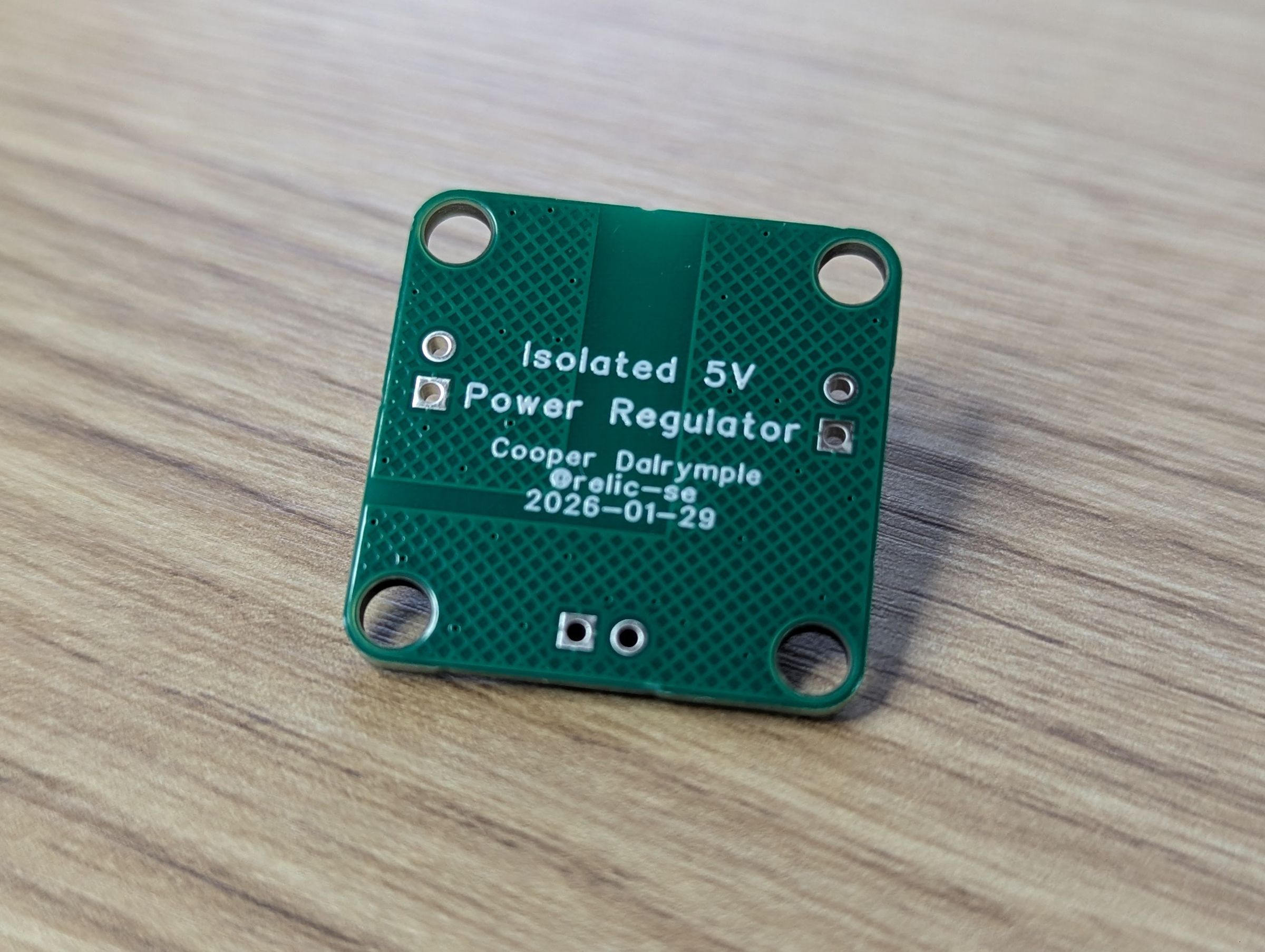 Isolated 5V Analog/Digital Power Regulator