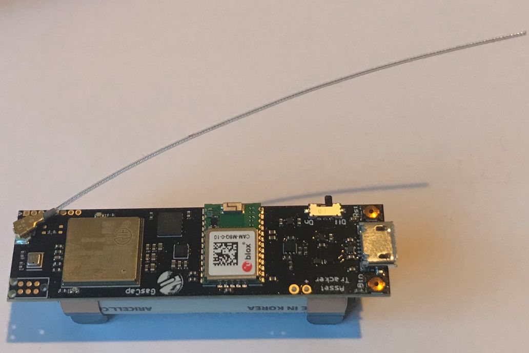 GasCap LoRa+GNSS Asset Tracker