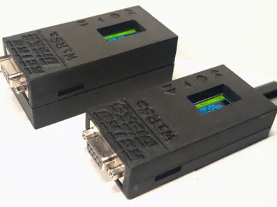 WiRSa v3 Wifi RS232 Serial Modem with SD Reader, SLIP, PPP, Telnet