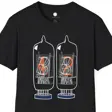 Nixie Tube Electronics T-Shirt | Vintage Display Technology Retro Computing Hard
