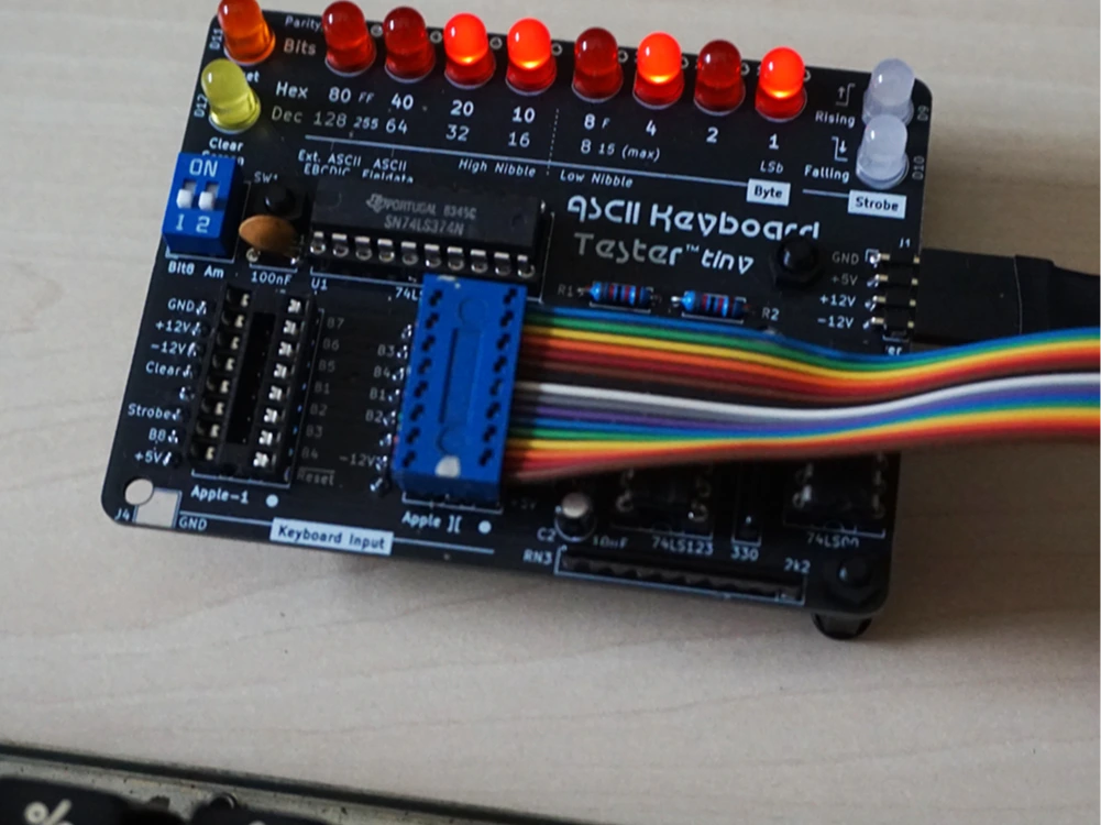 ASCII Keyboard Tester Tiny ~ Apple-1 and Apple ][