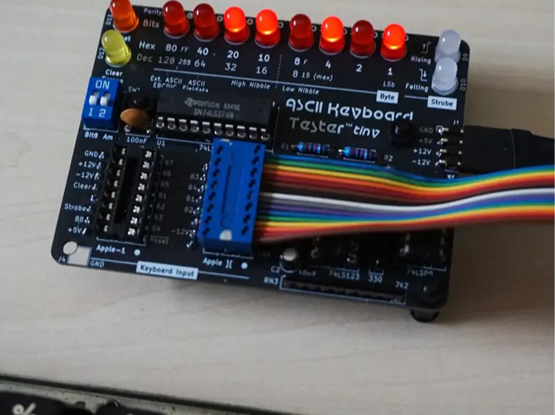 ASCII Keyboard Tester Tiny ~ Apple-1 and Apple ][