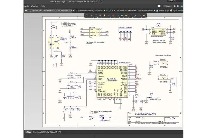 GasCap LoRa+GNSS Asset Tracker