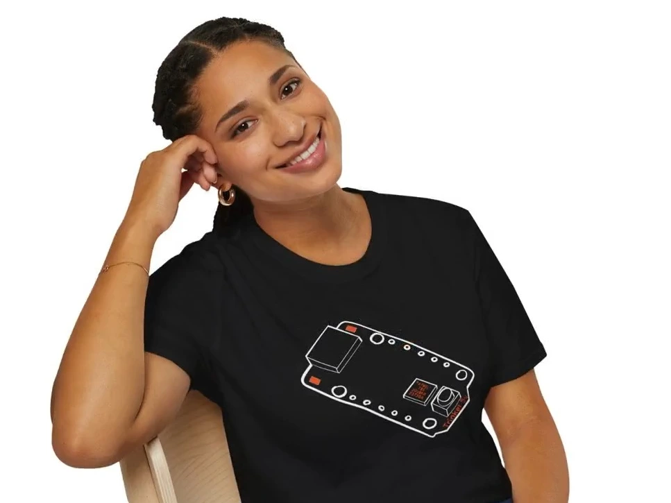 Hand-drawn Adafruit Trinket 5V T-Shirt