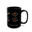 Famous Chips History Mug | Hand-drawn Intel 4004 NE555 MOS 6502 ESP32 RP2040 | M