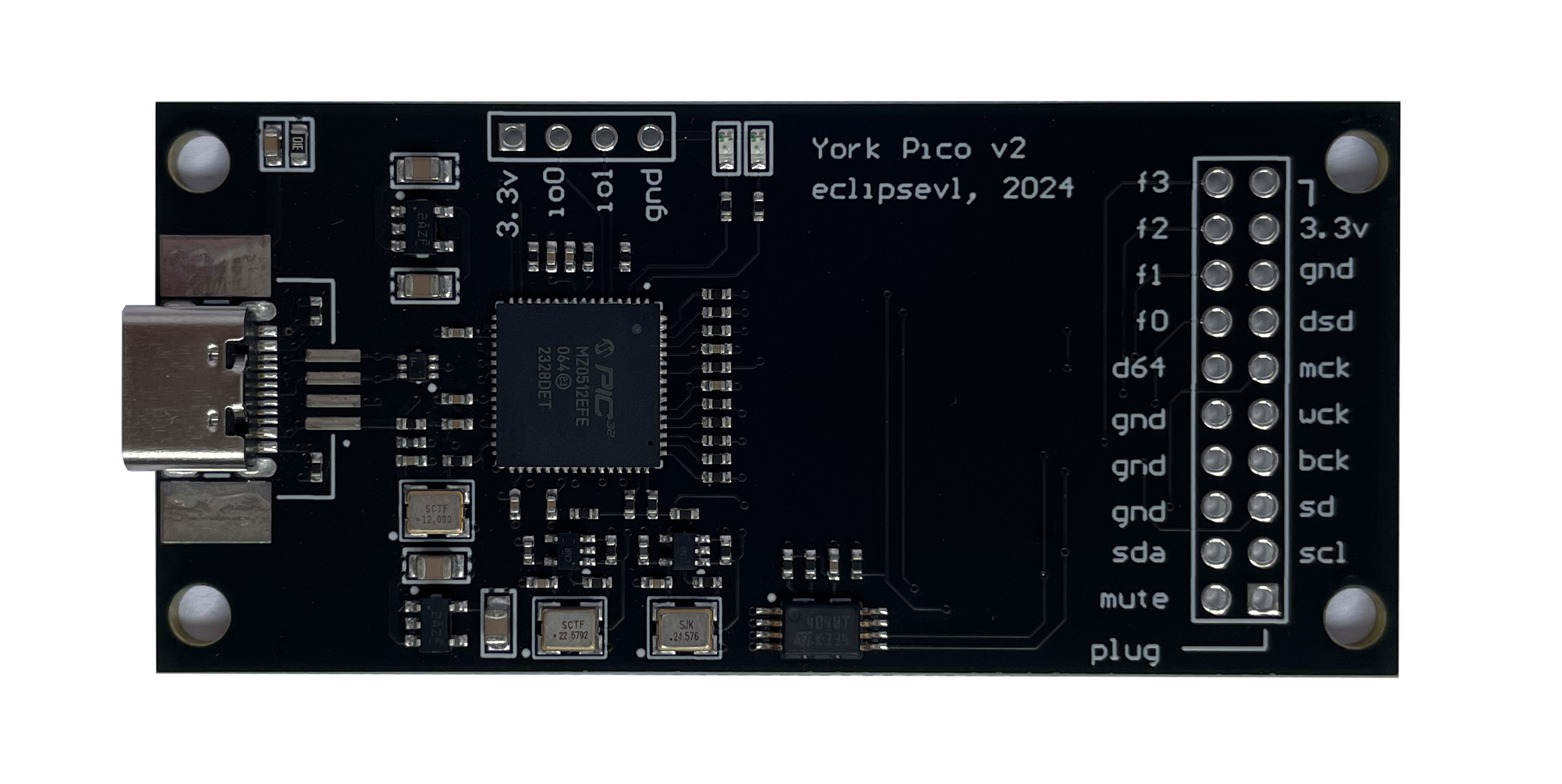 Multichannel USB to I2S UAC2 interface York