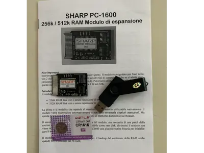 Sharp PC-1600 256k / 512k RAM module